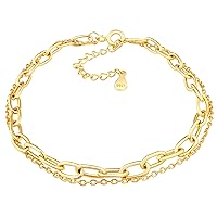 Sofia Milani - Women's Bracelet 925 Silver - Layer Chain