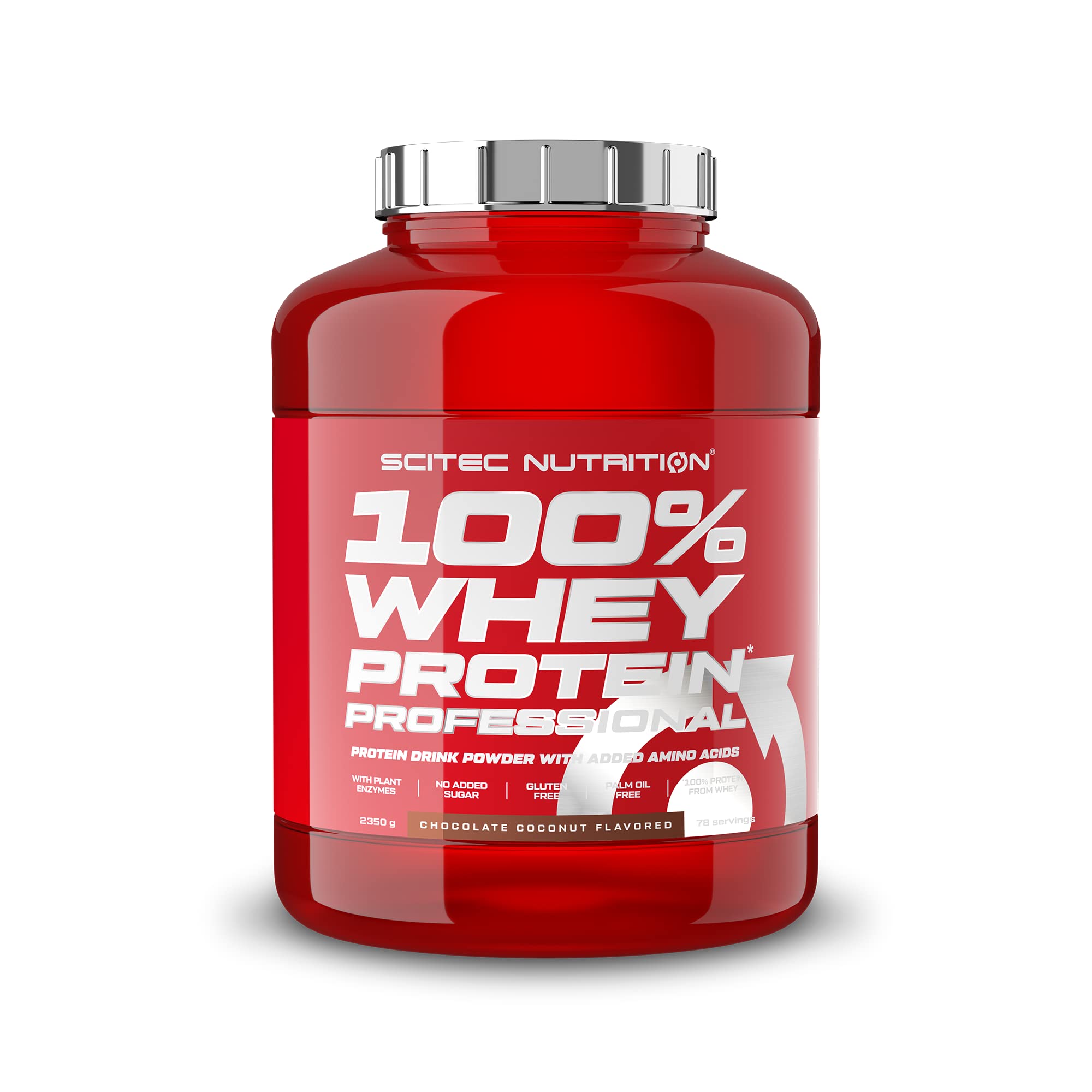 Scitec Nutrition 100% Whey Professional 2350g Chocolate Coconut Protein Supplement
