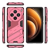 Protective Phone Cover Case Compatible With Vivo X100 5G(Domestic Version) Slim Case With Stand Kickstand PC & TPU Phone Case Cover ,Rugged Shockproof Protective Cover Bracket Protective Shell ( Color