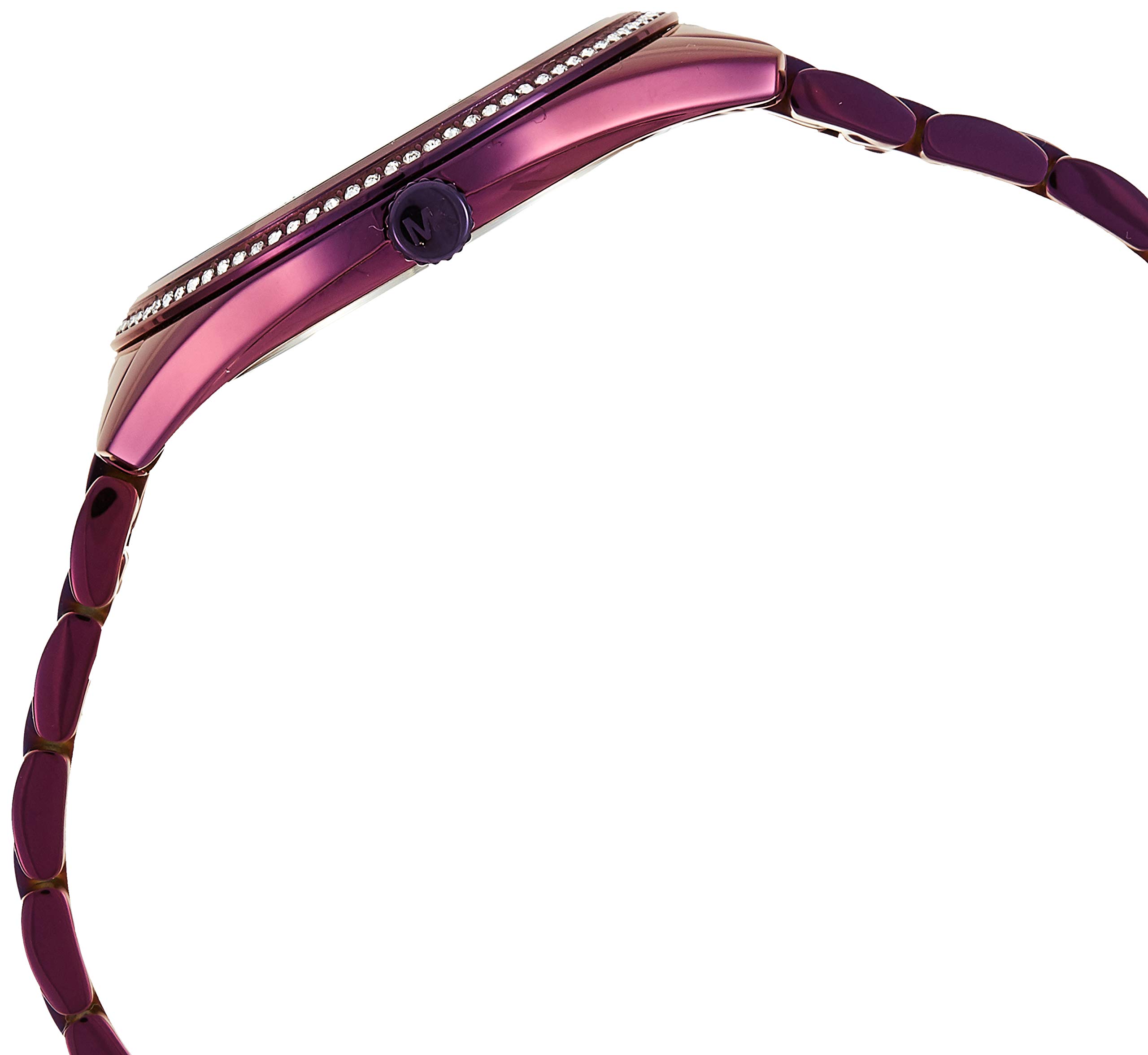 Michael Kors Women's MK3724 Lauryn Analog Display Quartz Purple Watch