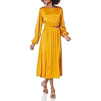 The Drop Women's Jacob Long-Sleeve Cutout Midi Dress