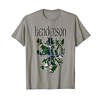 Clan Henderson Tartan Scottish Family Name Scotland Pride T-Shirt
