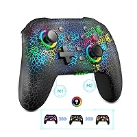 Game Controller Gamepad for PC/PS3/PS4/PS5/Switch/iPad/iPhone/Android: Supports Wireless Connection, Cloud Gaming, Streaming on PS/Xbox/PC Console, Gaming Joystick with Back Button/Turbo/6-Axis Gyro