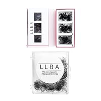 LLBA Promade & Mix Fans | Handmade Volume Eyelashes | Multi Selections From 3D To 16D | C CC D DD L M Curl | Thickness 0.03~0.1 mm | 8-20mm Length | Long Lasting | Easy Application