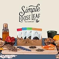 Simple Loose Leaf Tea Subscription Box - 4 Loose Leaf Teas, Curated Monthly Premium Hand Packaged Tea Blends - Loose Leaf Tea : Black Tea