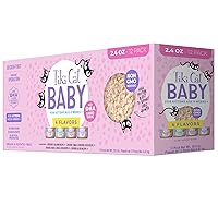 Tiki Cat Baby, Shreds Variety Pack, High-Protein and Flavorful, Wet Cat Food for Kittens 8 Weeks Plus, 2.4 oz. Cans (Pack of 12)