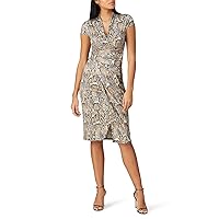 Rent The Runway Pre-Loved Snake Printed Faux Wrap Dress