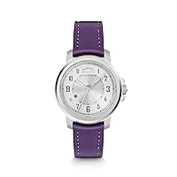 The Purple Seagull Women Swiss Watch 35mm Analog-Quartz Vegan Bracelet