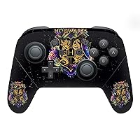 Officially Licensed Harry Potter Hogwarts Crest Graphics Vinyl Sticker Gaming Skin Decal Cover Compatible with Nintendo Switch Pro Controller