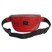 Premium Leather Fanny Pack for Men and Women - Crossbody bag for Travel, Hiking, Outdoor Activities | Sleek, Stylish & Spacious Hip Pouch