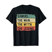 Samuel The Man The Myth The Legend - Retro Gift for Samuel T-Shirt