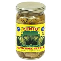 Cento - Marinated Artichoke Hearts, (4)- 12 oz. Jars