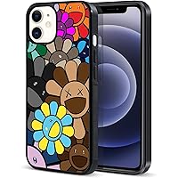 Cute Flower Case for iPhone 11 Girls Women Lovely Floral Design Soft TPU Hard Back Shockproof Anti-Scratch Protective Cover Case for iPhone 11 Grey