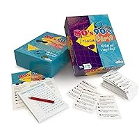 80’s 90’s Trivia Party Game (Amazon Exclusive) – Contains 1,000 Questions - 2 or More Players for Ages 12 and up by Outset Media.
