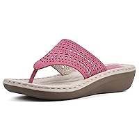 CLIFFS BY WHITE MOUNTAIN Women's Compact Wedge Sandal