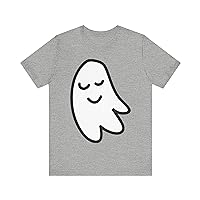 Cute Ghost Heartwarming Lovely Modern Tee Sweet Charismatic Horror Scary Nights Beautiful Unisex Heavy Cotton T-Shirt