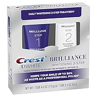 3D White Brilliance 2 Step Kit, Deep Clean Toothpaste (4oz) + Teeth Whitening Gel (2.3oz)