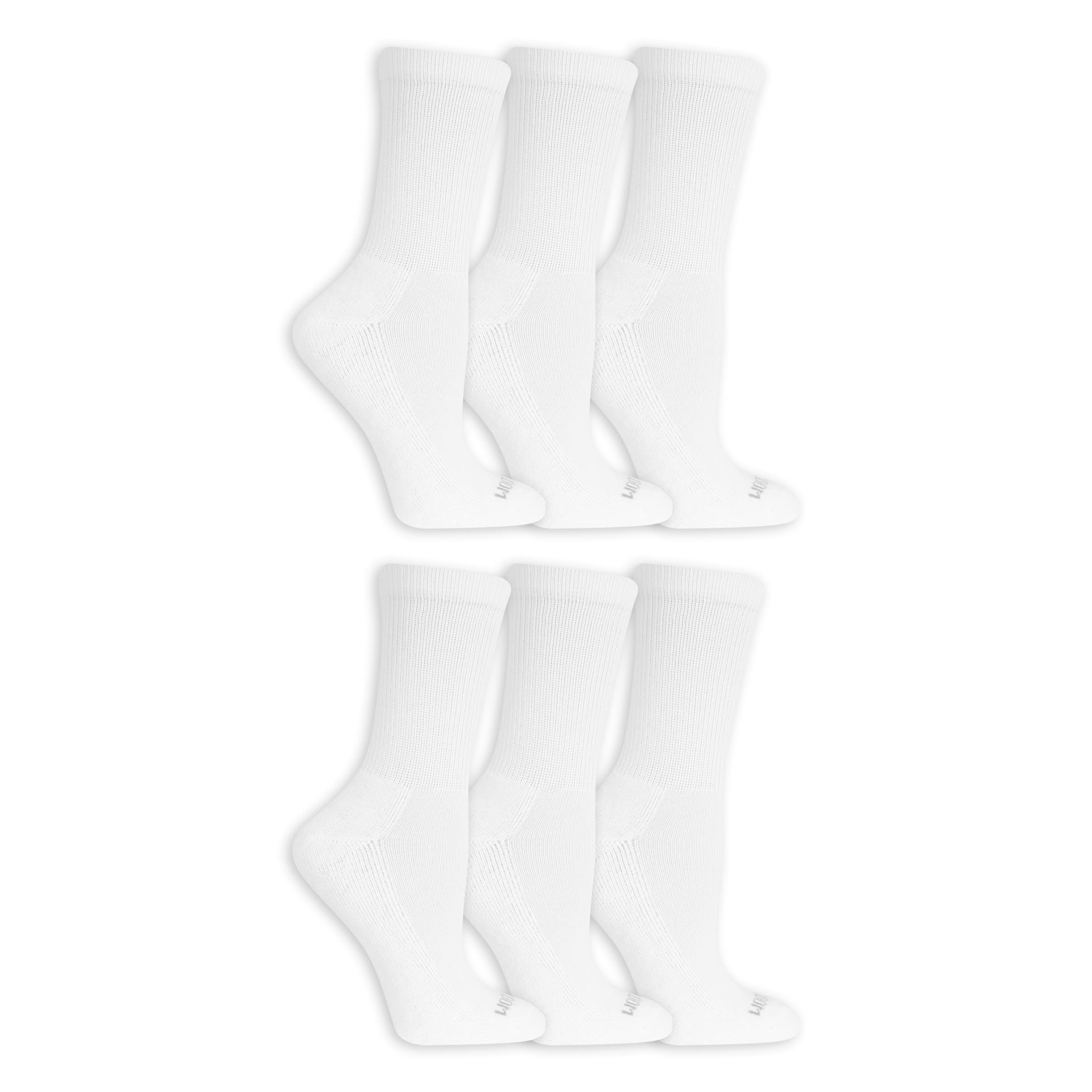 Fruit of the Loom Women's Everyday Soft Cushioned Socks-10 Pair Packs