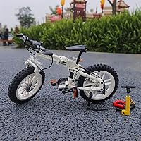 Bicycle Building Blocks, Foldable Bike Model Building Set, 1:6 Scale High Simulation Mountain Bike Building Kit STEM Education Toy Gift for 6-12 Years Old Boys Girlsor Adult (242Pcs)