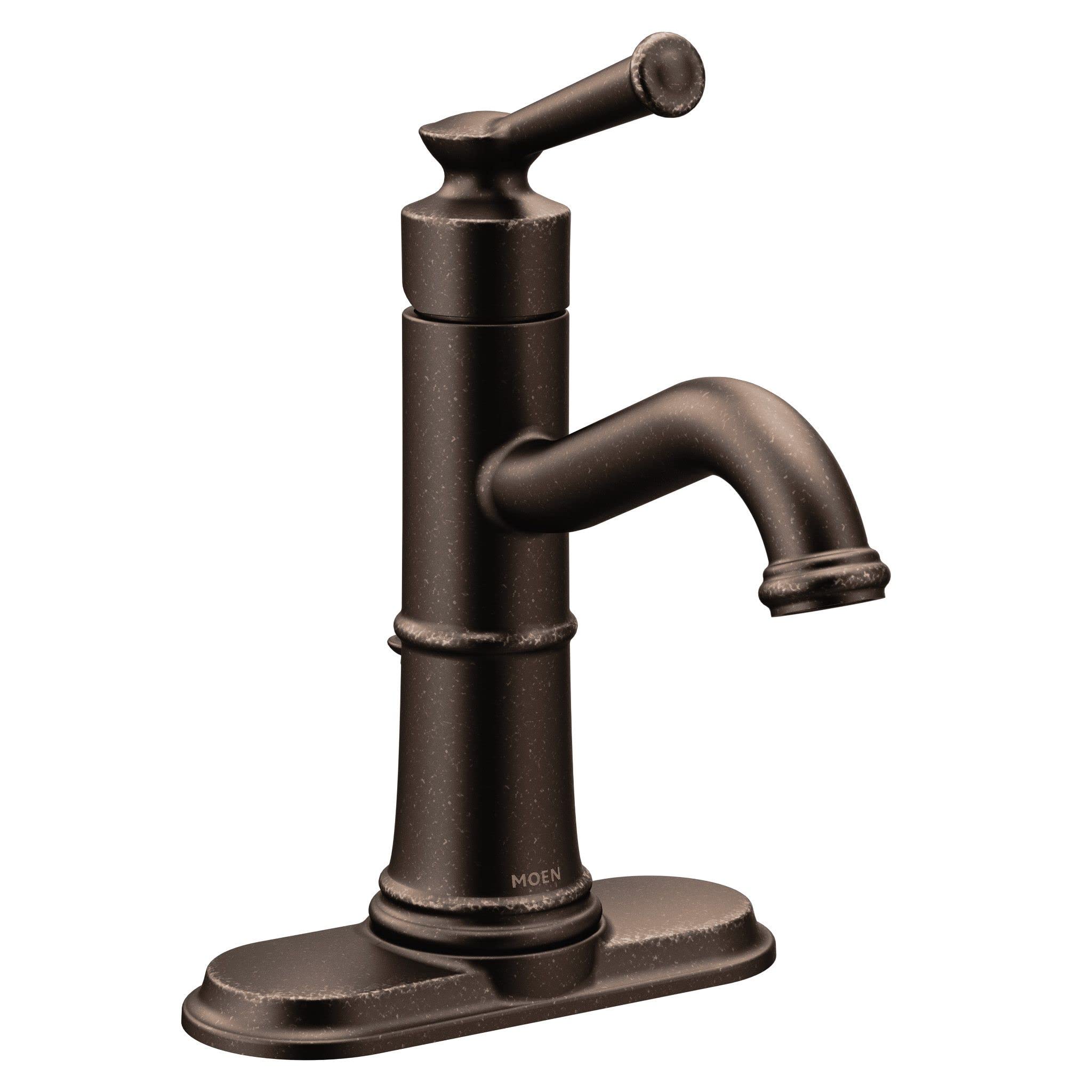 Moen Belfield Oil Rubbed Bronze One-Handle Bathroom Faucet, 6402ORB