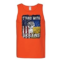 United We Stand with Ukraine Shirt Mens Tank Top