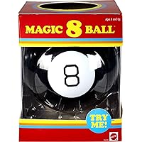Mattel Games Magic 8 Ball Kids Toy, Retro Themed Novelty Fortune Teller, Ask a Question and Turn Over for Answer (Amazon Exclusive)