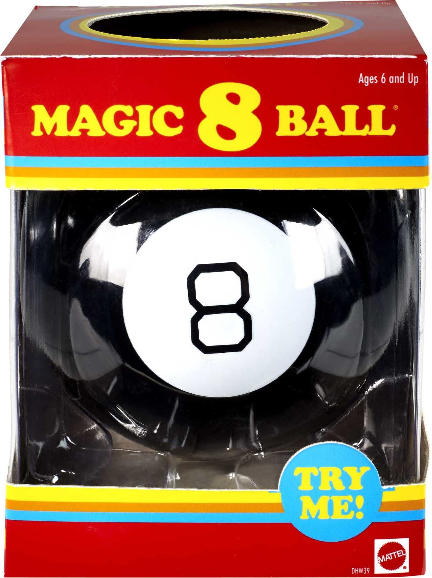 Magic 8 Ball Kids Toy, Retro Themed Novelty Fortune Teller, Ask a Question and Turn Over for Answer [Amazon Exclusive] & Winning Moves Games Classic Barrel of Monkeys