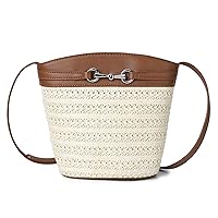 Gladdon Small Straw Purses for Women Mini Straw Shoulder Bags for Women Crossbody Woven Purse Clutch Rattan Bag