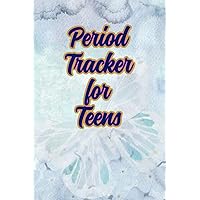 Period Tracker for Teens: Cute Menstrual Cycle Calendar and Journal for Girls to Monitor PMS Symptoms and Mood Swings