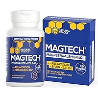 NATURAL STACKS MagTech Magnesium Capsules & Magtech Drink Mix Bundle Supports Relaxation & Brain Health - 50 Servings