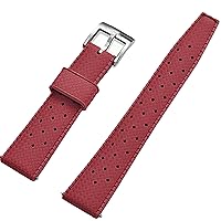 Tropical Style Rubber Watch Strap 20mm 22mm Quick Release Universal Soft Silicone Rubber Replacement Watch Straps for Men Women