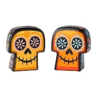 Enesco Disney Coco” Day of The Dead Ceramic, 2.75” Salt and Pepper Shakers, Multicolor