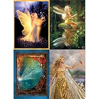 Tree-Free Greetings Fairy Magic All Occasion Card Assortment, 5 x 7 Inches, 8 Cards and Envelopes per Set (GA31442)