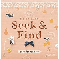 Little Boho Seek & Find Book for Toddlers: A Bohemian Inspired Baby Girl Book for 12-18 Month Olds