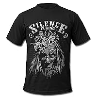 Silence is King Goth Metal Men's T-Shirt