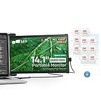 Duex Max Green Portable Monitor with Adhesive, Mobile Pixels 14.1