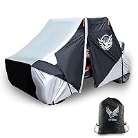 134 inch UTV Cover 2 Seater, Side by Side Cover Waterproof Outdoor Heavy Duty with Reflective Strip