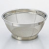 18-8 Shallow Colander (10.8 x 4.6 inches (27.5 x 11.8 cm), 13.6 oz (380 g), Kitchen Supplies, Restaurant, Stylish, Tableware, Commercial Use
