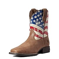 ARIAT Unisex-Child Youth Stars and Stripes Western Boot