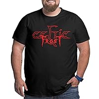 Men T Shirt Celtic Frost Logo Big Size Short Sleeve Tops Fashion Large Size Tee Black