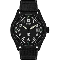 Timex Men's Expedition North Traprock 43mm Watch - Black Strap Black Dial Black Case