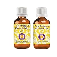 dève herbes Pure Oregano Essential Oil (Origanum vulgare) Steam Distilled (Pack of Two) 100ml X 2 (6.76 oz)