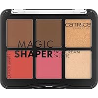 Catrice | Magic Shaper Face Cream Palette | Blush, Bronzer, & Highlighter | Longwearing, Blendable, & Buildable | Vegan & Cruelty Free