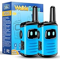 Kids Walkie Talkies Toys for Boys: comedyfun Mini Robots Walkies Talkies 2 Pack Boys Toy for 3 4 5 6-8 Year Old Camping Outdoor Game Easter Basket Stuffers Birthday Gifts for 4 5 6 7 8-10 Year Old