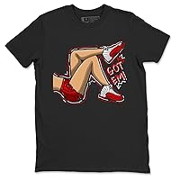 Graphic Tees Got Em Legs Design Printed 12 Cherry Sneaker Matching T-Shirt
