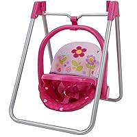 Garden Doll 3-in-1 Feed n Swing Combo Play Set - Kids Pretend Play, Converts to Highchair, Swing, & Carrier, Ages 3+