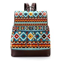 Travel Backpack,Work Backpack,Back Pack,Colorful Ethnic Indian Striped,Backpack