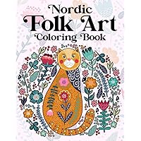 Nordic Folk Art Coloring Book