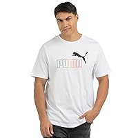 PUMA Essentials + Rainbow Tee Puma White MD