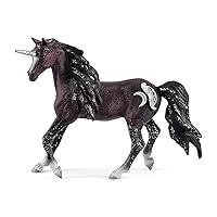 Schleich - Moon Unicorn, Stallion (70578), Black